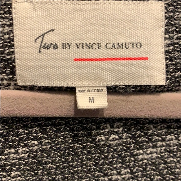 Vince Canute M leather trimmed top - Picture 2 of 6